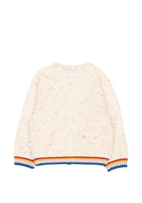 Cardigan con rifiniture a righe STELLA MC CARTNEY KIDS | TZ9000 Z3896101